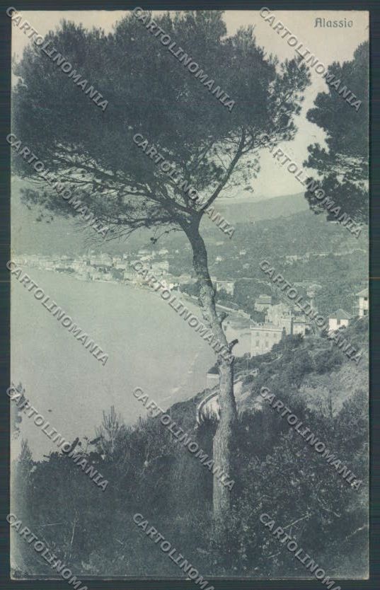 Savona Alassio cartolina ZQ0951 – fronte
