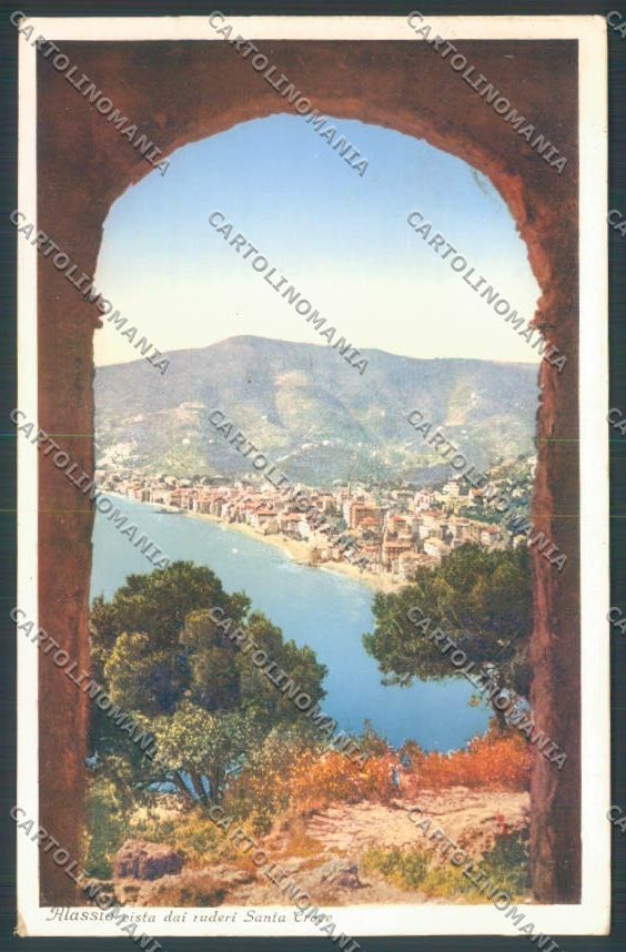 Savona Alassio cartolina ZQ0955 – fronte