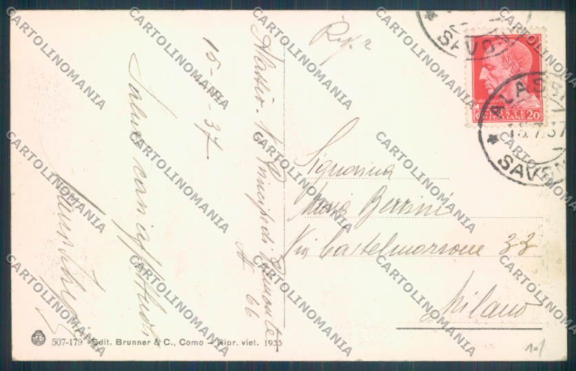 Savona Alassio cartolina ZQ0959 – retro