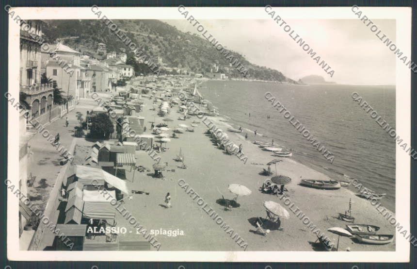 Savona Alassio Barca Foto cartolina ZQ0966 – fronte