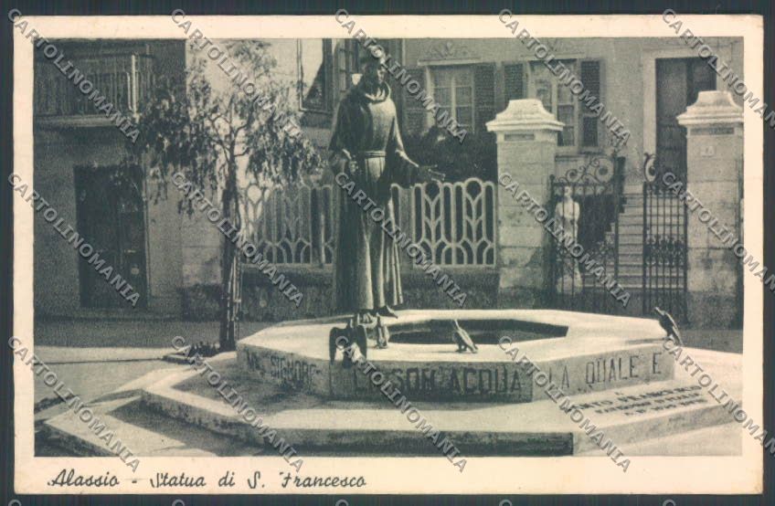 Savona Alassio San Francesco cartolina ZQ0972 – fronte