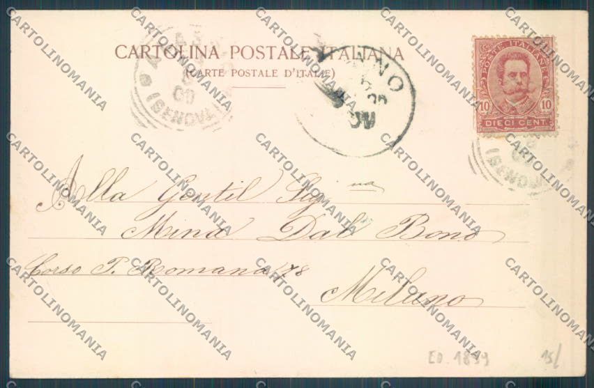 Savona Alassio cartolina ZQ0975 – retro