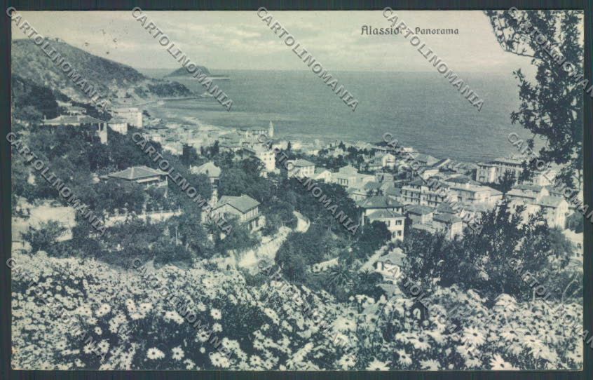 Savona Alassio cartolina ZQ0976 – fronte