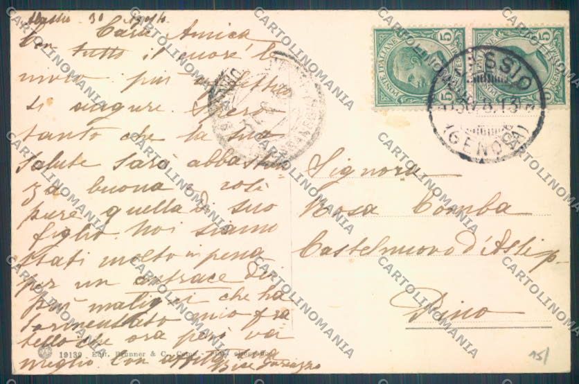 Savona Alassio cartolina ZQ0982 – retro