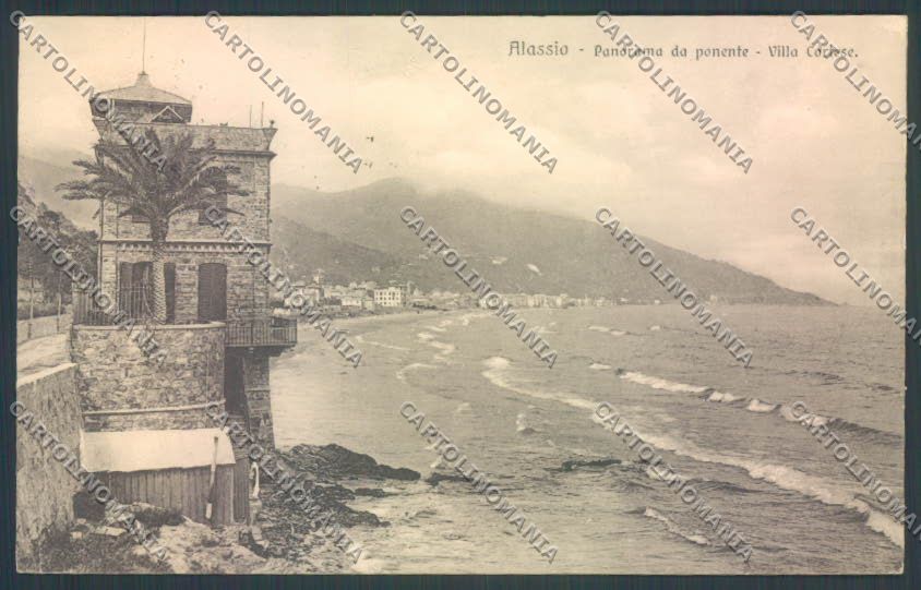 Savona Alassio cartolina ZQ0985 – fronte