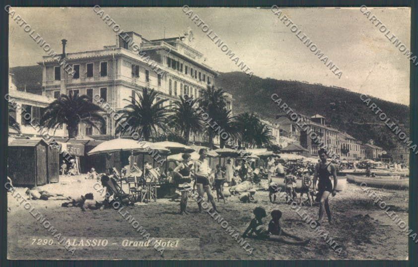 Savona Alassio cartolina ZQ0995 – fronte