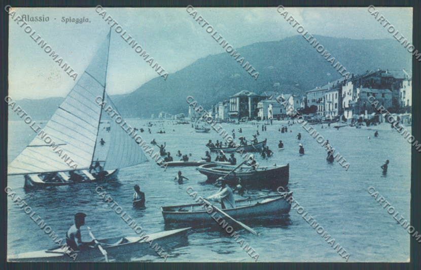 Savona Alassio Barca cartolina ZQ0998 – fronte