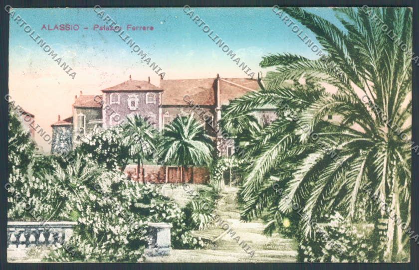 Savona Alassio cartolina ZQ1003 – fronte