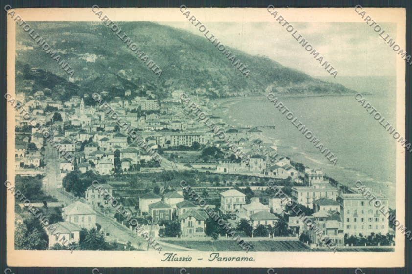 Savona Alassio cartolina ZQ1020 – fronte