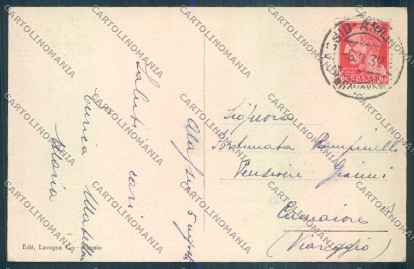 Savona Alassio cartolina ZQ1024 – retro