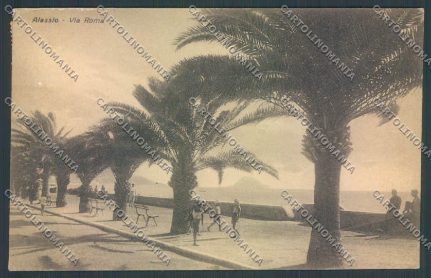 Savona Alassio cartolina ZQ1031 – fronte