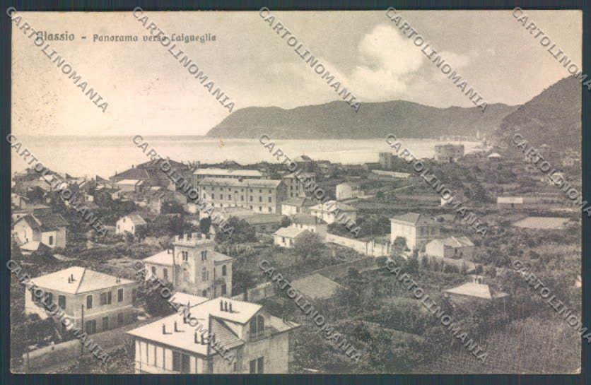 Savona Alassio cartolina ZQ1053 – fronte
