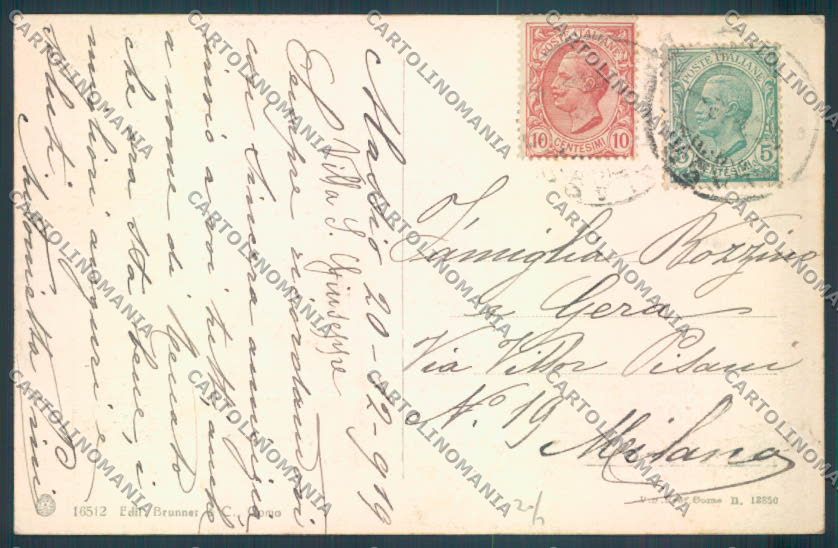 Savona Alassio cartolina ZQ1053 – retro