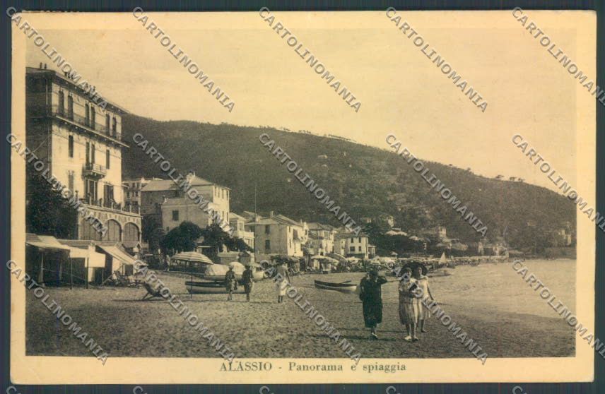 Savona Alassio cartolina ZQ1054 – fronte