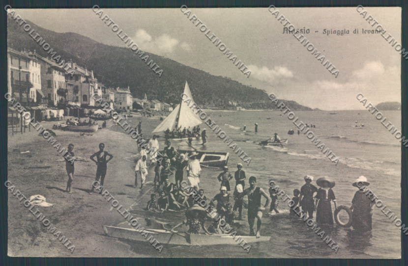 Savona Alassio Barca cartolina ZQ1063 – fronte