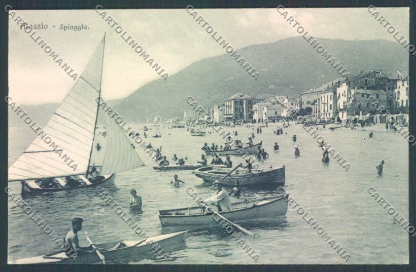 Savona Alassio Barca cartolina ZQ1070 – fronte