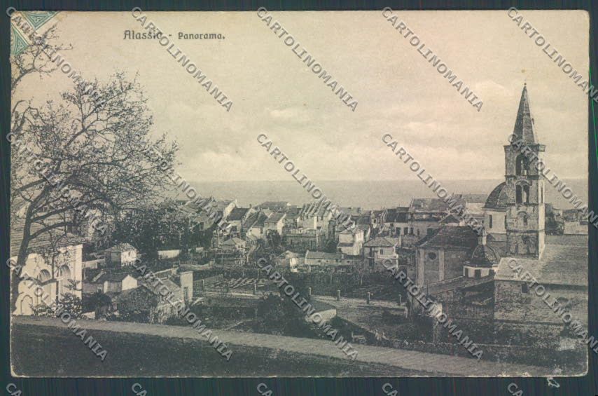 Savona Alassio cartolina ZQ1075 – fronte