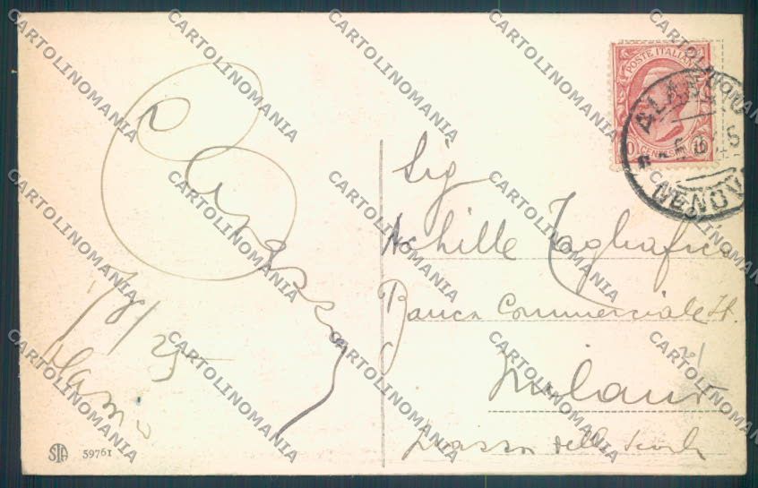Savona Alassio Barca cartolina ZQ1077 – retro
