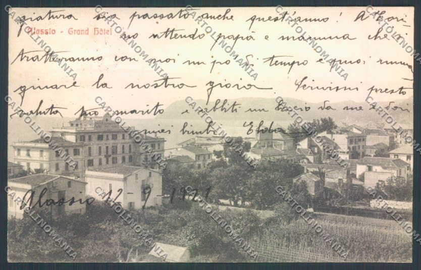 Savona Alassio cartolina ZQ1087 – fronte
