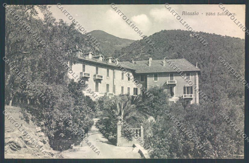 Savona Alassio cartolina ZQ1093 – fronte