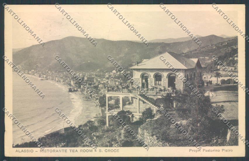 Savona Alassio PIEGHINA cartolina ZQ1094 – fronte