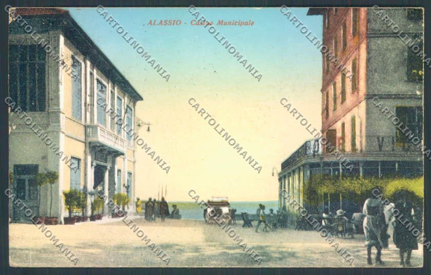 Savona Alassio cartolina ZQ1101 – fronte
