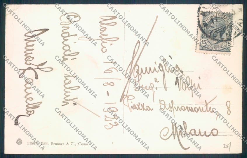 Savona Alassio cartolina ZQ1102 – retro