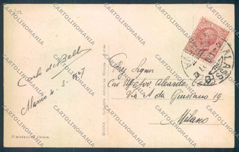 Savona Alassio Barca cartolina ZQ1103 – retro