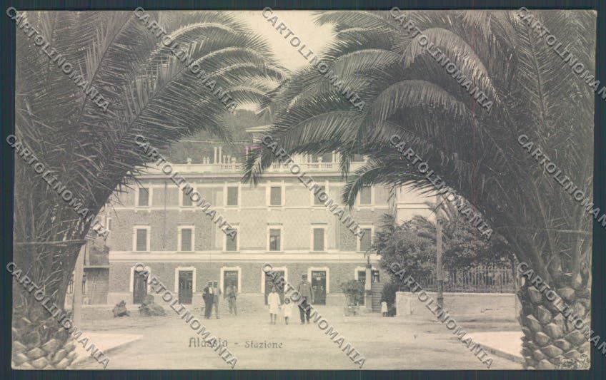 Savona Alassio Stazione cartolina ZQ1111 – fronte