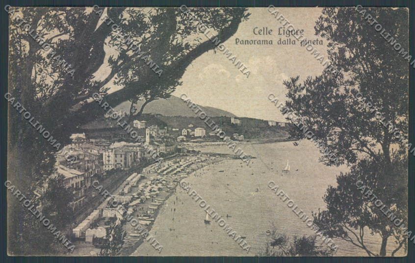 Savona Celle Ligure cartolina ZQ1143 – fronte