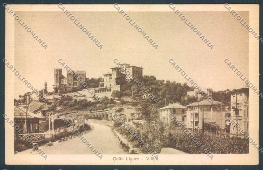 Savona Celle Ligure cartolina ZQ1287 – fronte
