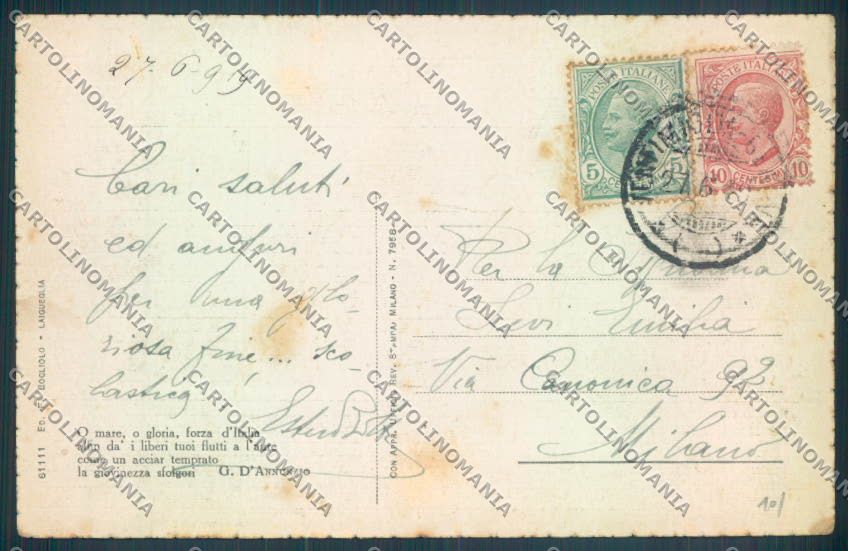Savona Laigueglia cartolina ZQ1303 – retro