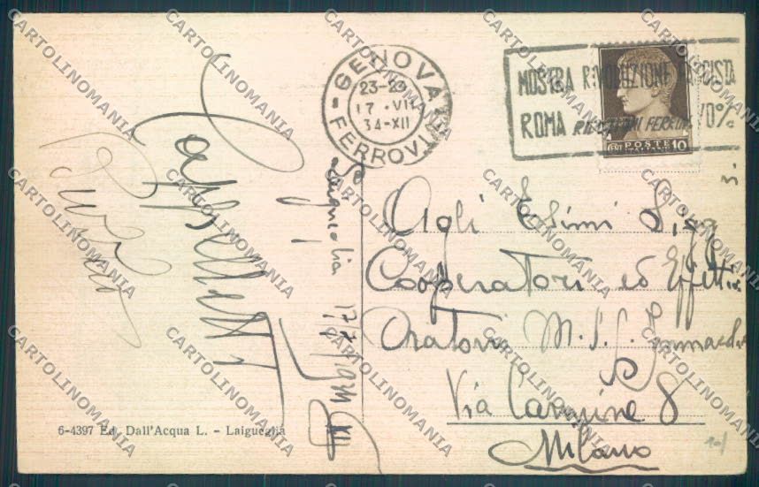 Savona Laigueglia cartolina ZQ1305 – retro