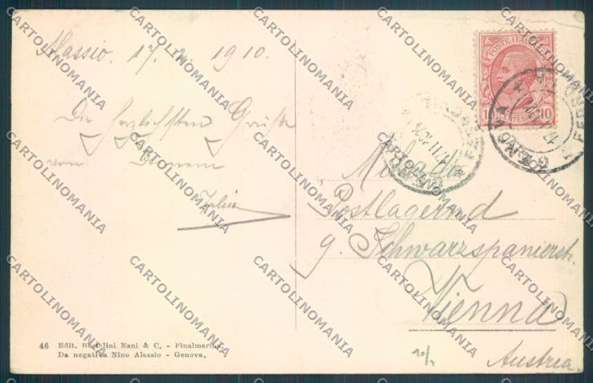 Savona Laigueglia cartolina ZQ1306 – retro
