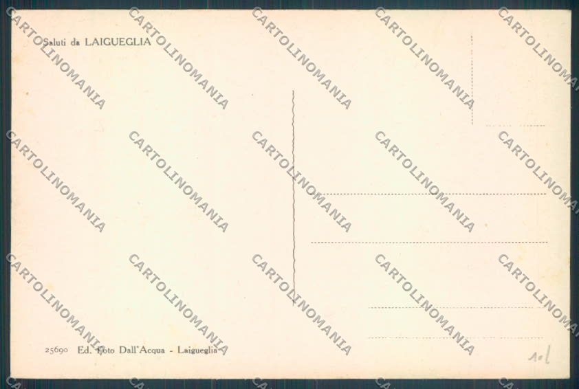 Savona Laigueglia cartolina ZQ1311 – retro