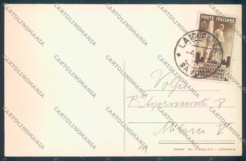 Savona Laigueglia cartolina ZQ1319 – retro