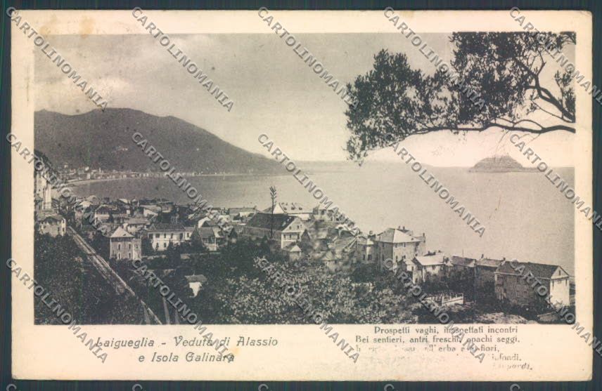 Savona Laigueglia ABRASA cartolina ZQ1322 – fronte