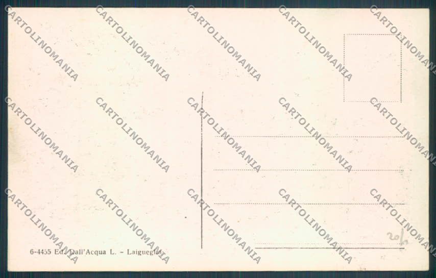 Savona Laigueglia Colonia cartolina ZQ1343 – retro
