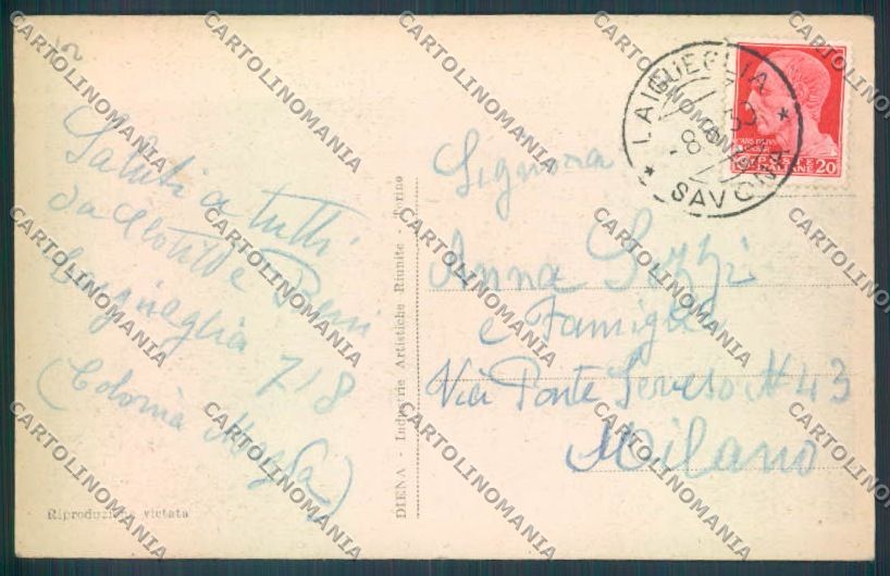 Savona Laigueglia Barca cartolina ZQ1345 – retro