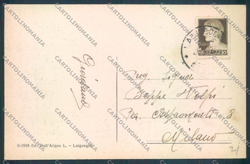 Savona Laigueglia cartolina ZQ1354 – retro