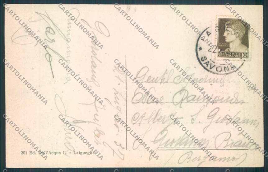 Savona Laigueglia cartolina ZQ1358 – retro