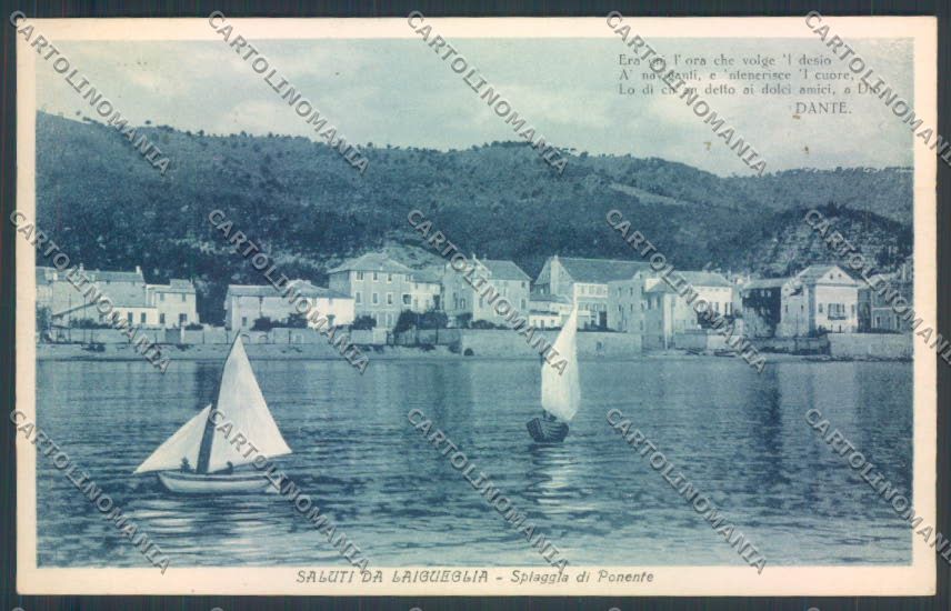 Savona Laigueglia Barca cartolina ZQ1363 – fronte