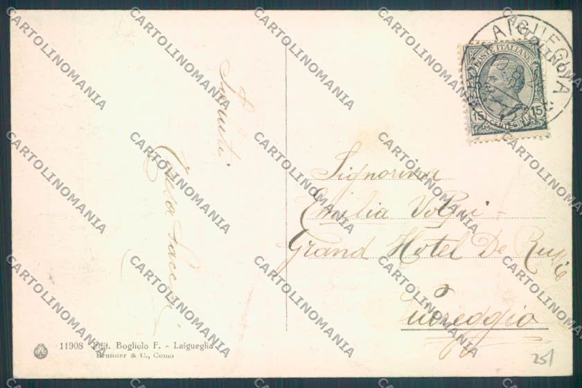 Savona Laigueglia cartolina ZQ1373 – retro