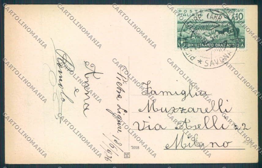 Savona Pietra Ligure cartolina ZQ1388 – retro
