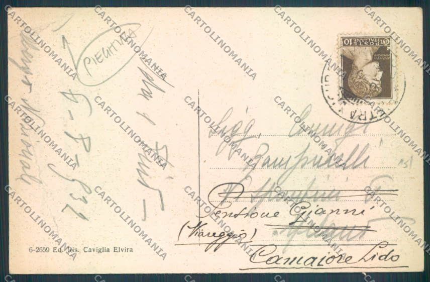 Savona Pietra Ligure PIEGHINA cartolina ZQ1394 – retro