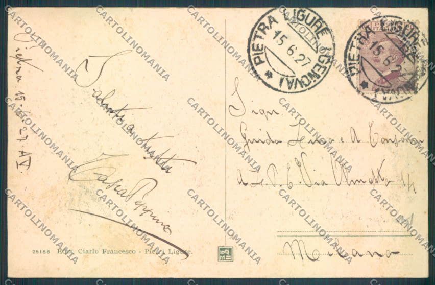 Savona Pietra Ligure cartolina ZQ1396 – retro