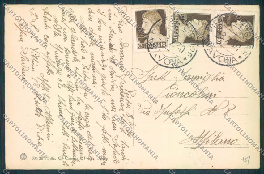 Savona Pietra Ligure cartolina ZQ1397 – retro