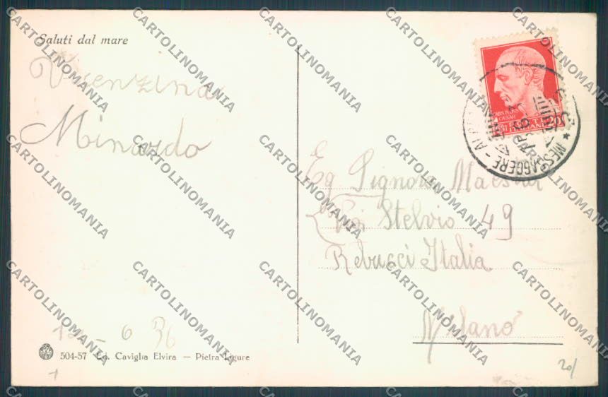 Savona Pietra Ligure cartolina ZQ1401 – retro