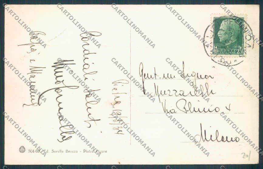 Savona Pietra Ligure cartolina ZQ1408 – retro
