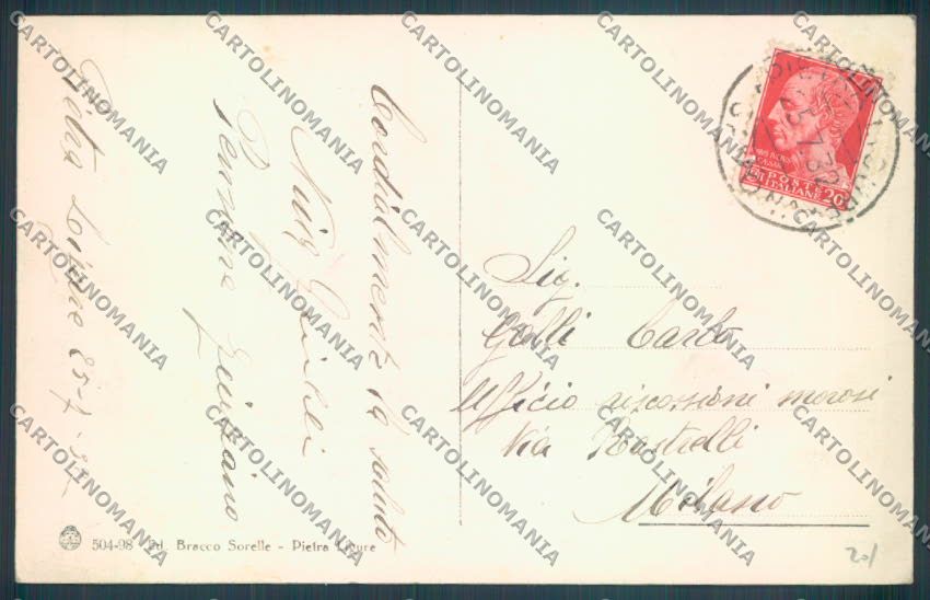 Savona Pietra Ligure cartolina ZQ1413 – retro